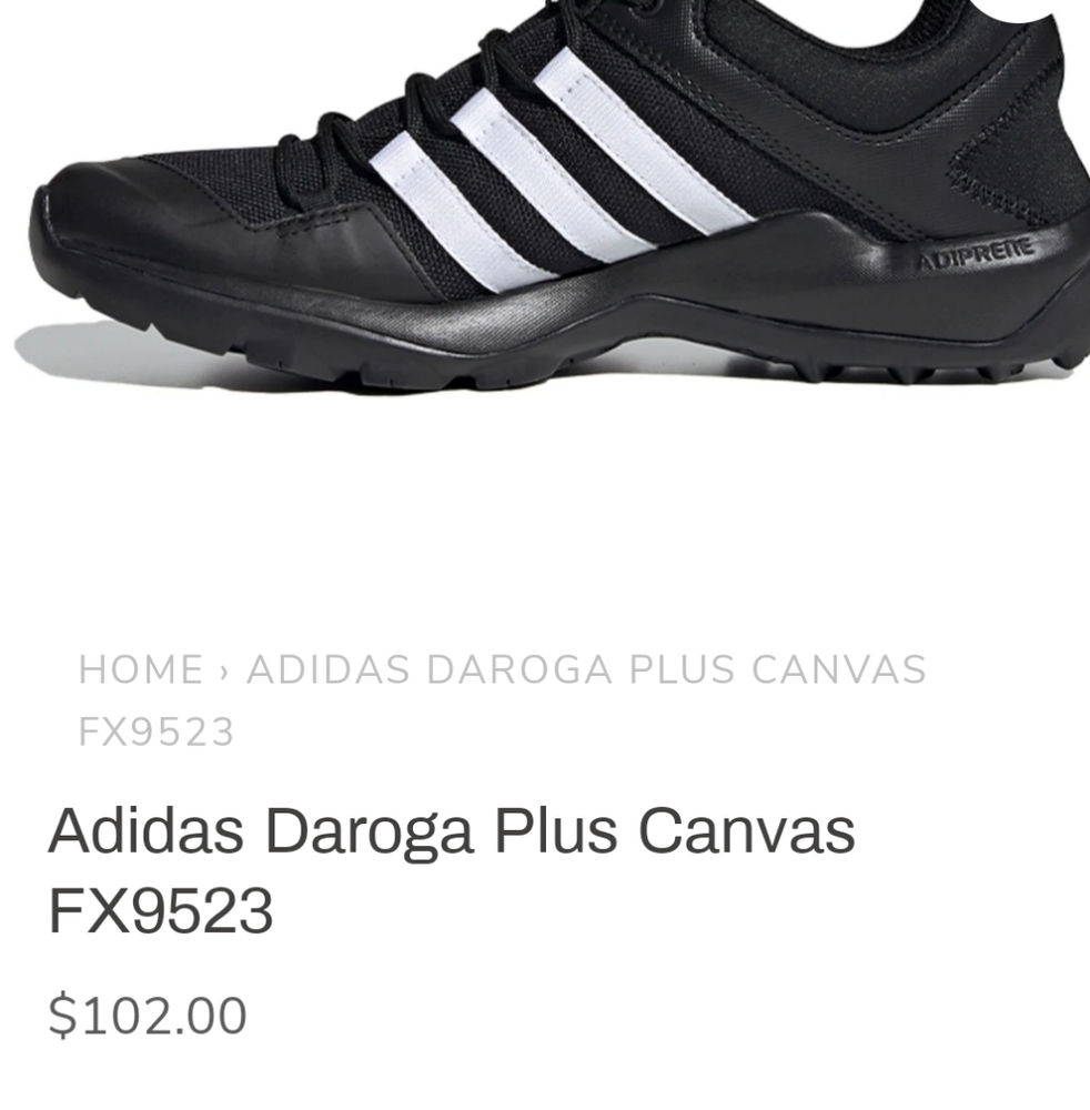 ADIDAS Daroga Plus Canvas outdoor hiking - Picture 9 of 10